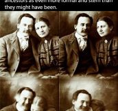 They used to smile too…