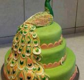 Peacock Cake…