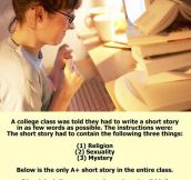 Write a short story…