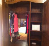 A wardrobe with a very special surprise…