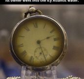 Pocket watch retrieved from a Titanic victim…