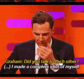 Benedict Cumberbatch is a huge fan of Harrison Ford…