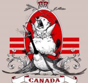 The majestic Canadian beaver…