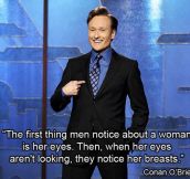 First thing to notice about a woman…