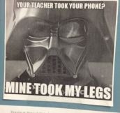 Your teacher took your phone?
