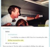 Bill Nye the selfie guy…