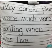 My career plans back then…