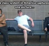 The class system in America…