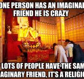The same imaginary friend…
