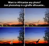 Africanizing photos…