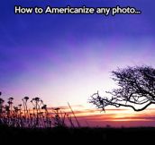 Americanizing a photography…