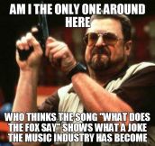 The music industry these days…