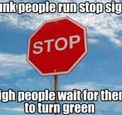 Stop signs…