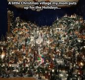 A little Christmas village…