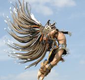 Majestic Aztec dancer…