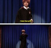 Simon Pegg as Ron Weasley…