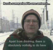 Russia in one sentence…