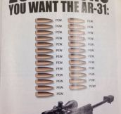 I found this in a magazine about AR’s. Made my night…