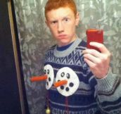 Ugly sweater win…