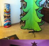 Cartoon Christmas tree…