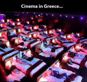 Awesome cinema in Greece…