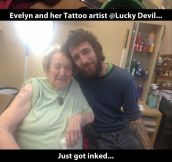 The coolest grandma on earth…