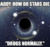 How stars die…