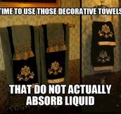 Decorative towels…