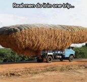 The way real men do it…