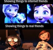 Showing things to friends…