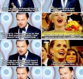 Legendary Leo’s speech at the Golden Globe Awards…