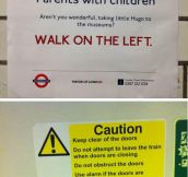 Fake London Underground signs…