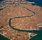Venice from the sky…