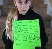 Mom catches daughter cyber-bullying…