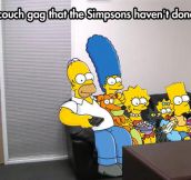 Another Simpsons couch gag…