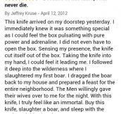 Found this review while looking for a new knife…
