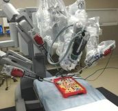 The best test for robotic surgery equipment…