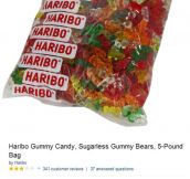 Hairbo gummy bears Amazon reviews have something in common…