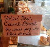 The best crumb donut…