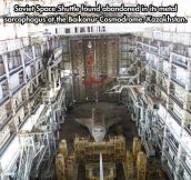 Soviet space shuttle…