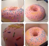 Simpsons donut cake…