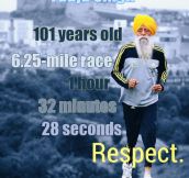 Respect to Fauja Singh…