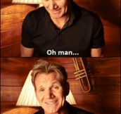 Gordon Ramsay joking around…