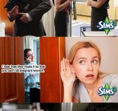 When you talk about The Sims in public…