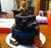 Spaceballs the cake! The kids just love this one…