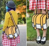 This is a real cartoon bag…