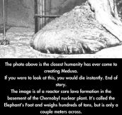 The Medusa photo…