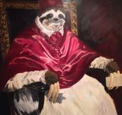 Pope sloth…