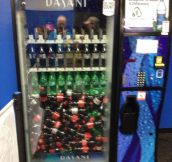 Someone doesn’t know how vending machines work…