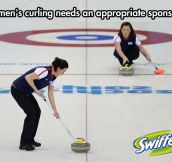 Curling and women…